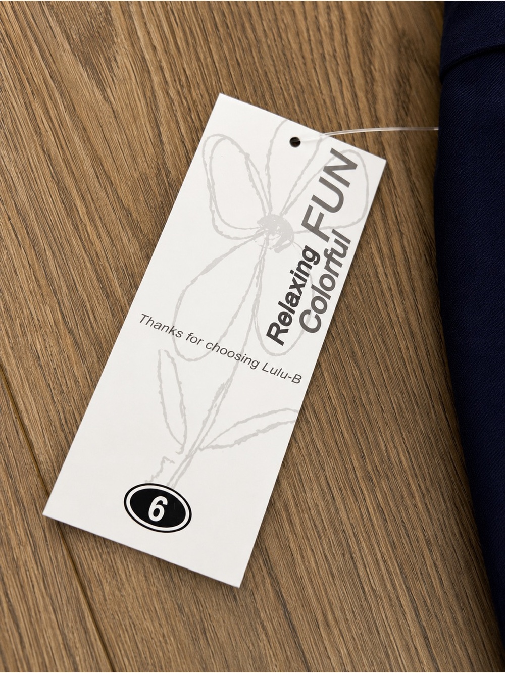 NWT Lulu-B Bangladine Contemporary Capri Pants in Navy, Size 6 - Picture 6 of 7